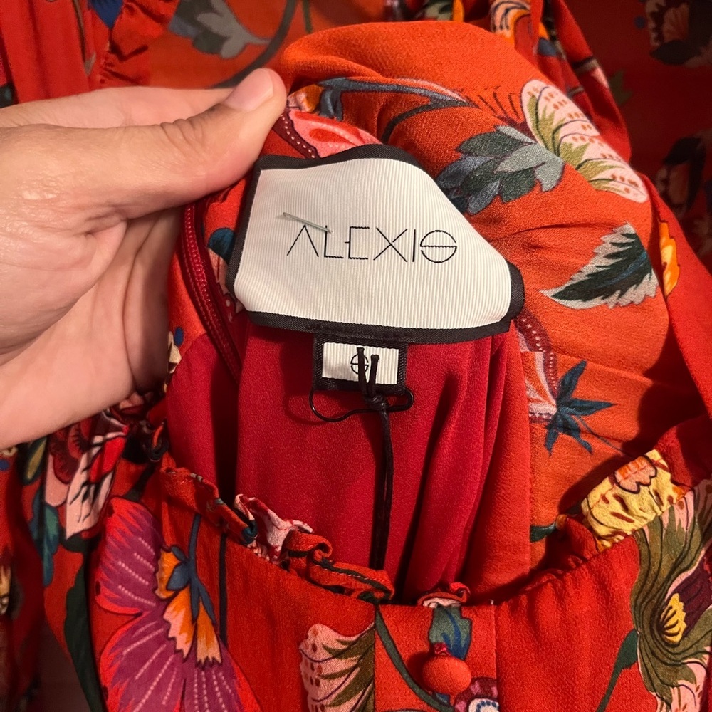 Alexis Imogene tie neck jumpsuit - Picture 2 of 3